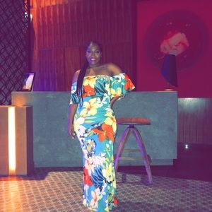 Fitted mermaid dress/worn once